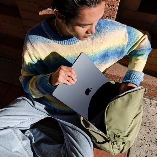 Apple 2024 Portable MacBook Air 15 Pouces avec Puce M3 écran Liquid Retina 153 Pouces 16 Go de mémoire unifiée 512 Go de Stockage SSD Clavier rétroéclairé caméra FaceTime Menagerexpress