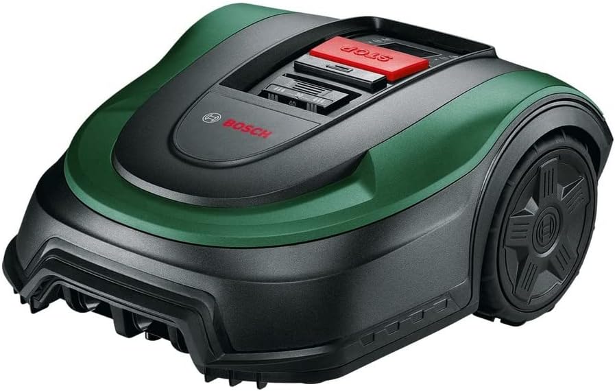 Bosch Home and Garden Tondeuse robot Indego XS 300 avec batterie 18 V intégrée station de charge largeur de coupe de 19 cm capacité de tonte maximale de 300 m2 dans un Menagerexpress