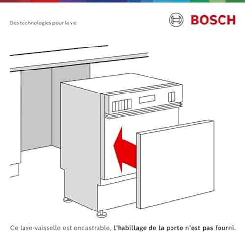 Bosch SMV2ITX18E Série 2 Lavevaisselle encastrable 60cm Home Connect 12 couverts Moteur EcoSilence Menagerexpress