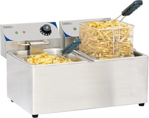 Casselin CFE82 - Friteuse électrique 2 x 8 litres