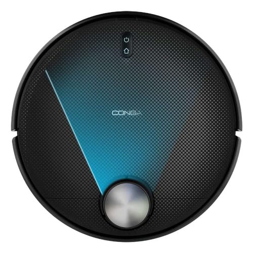 Cecotec Robot Aspirateur avec Station Conga 11090 Spin Revolution HomeWash T Autovidante Vadrouilles rotatives Technologie Laser Moteur 5000 Pa Brosse Multifonction Menagerexpress