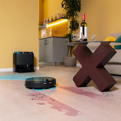 Cecotec Robot Aspirateur avec Station Conga 11090 Spin Revolution HomeWash T Autovidante Vadrouilles rotatives Technologie Laser Moteur 5000 Pa Brosse Multifonction Menagerexpress
