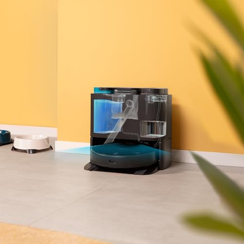 Cecotec Robot Aspirateur avec Station Conga 11090 Spin Revolution HomeWash T Autovidante Vadrouilles rotatives Technologie Laser Moteur 5000 Pa Brosse Multifonction Menagerexpress