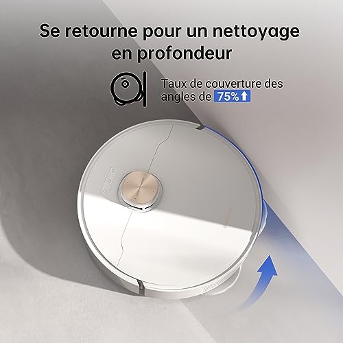 dreame L10s Ultra Robot Aspirateur Laveur avec Base Autonettoyante Vidange Poussière Nettoyage Automatique AI Détection dobstacles 3D 5300Pa Tapis Poils danimaux Menagerexpress