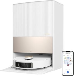 dreame L20 Ultra Robot Aspirateur Laveur avec Technologie MopExtend, démontage, Levage et Auto-Lavage des serpillières, 7 000 Pa, AI Action LDS Navigation, Station Automatique,...