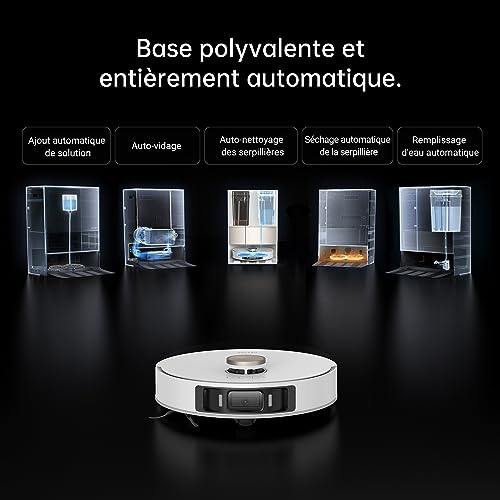 dreame L20 Ultra Robot Aspirateur Laveur avec Technologie MopExtend démontage Levage et AutoLavage des serpillières 7 000 Pa AI Action LDS Navigation Station Automatique Menagerexpress