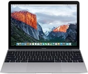 Early 2016 Apple MacBook 12" - Core m3 1.1 GHz, 8GB RAM, 256GB SSD - Space Grey (Reconditionné)
