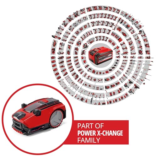 Einhell RobotTondeuse FREELEXO CAM 500 Power XChange 18 V caméra remplaçant Le câble périphérique 500 m² Moteur sans Charbon pentes Jusquà 25 Largeur de Coupe 18 cm Menagerexpress