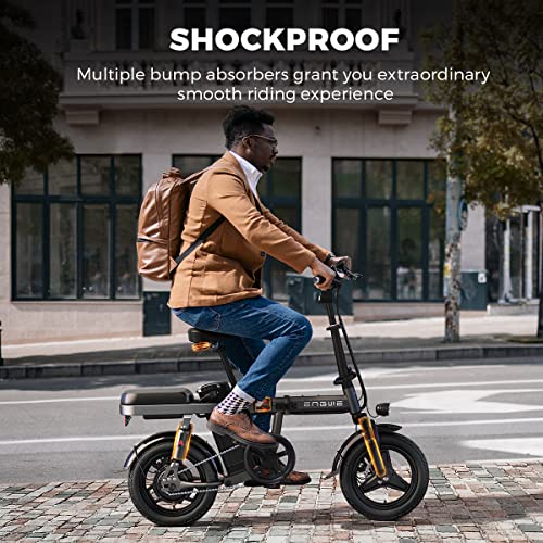 ENGWE Draisienne Electrique Adulte Velo Electrique Vélo Électrique avec Batterie Amovible 48V 10Ah Vélos Électriques 14 Pouces Velo Electrique Pliable 25kmh Jusquà 50km T14 Menagerexpress