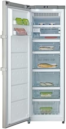 Hoover HFF 1864XMN Congélateur armoire vertical No frost Grande capacité 271L Argent Menagerexpress