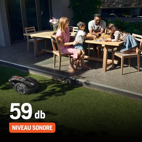 Husqvarna Robot Tondeuse Automower® Aspire™ R4 pour 400 m² de Surface I Tondeuse à Gazon sans Fil Robot contrôle Via lapplication Connect avec Commande vocale WiFI Menagerexpress