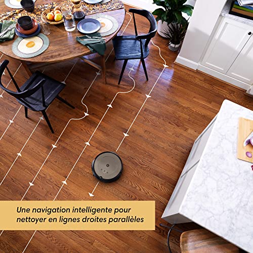 iRobot Roomba i1 i1152 Brosses Antiemmêlement Idéal Animaux Navigation Intelligente Se Recharge Et Reprend Le Nettoyage Contrôle Vocal Et à Distance Menagerexpress