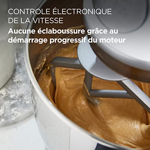 KENWOOD Robot culinaire KMX 750 WH Robot pâtissier multifonction kMix Menagerexpress