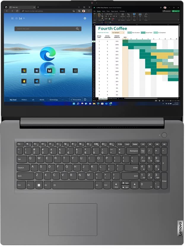 Lenovo i7 173 Zoll IPS FHD Ordinateur Portable Intel Core i7 1355U 10 cœurs 500 GHz 40 Go DDR4 2 to SSD Intel® Iris® XE HDMI Cam BT WLAN Windows 11 Clavier AZERTY Menagerexpress