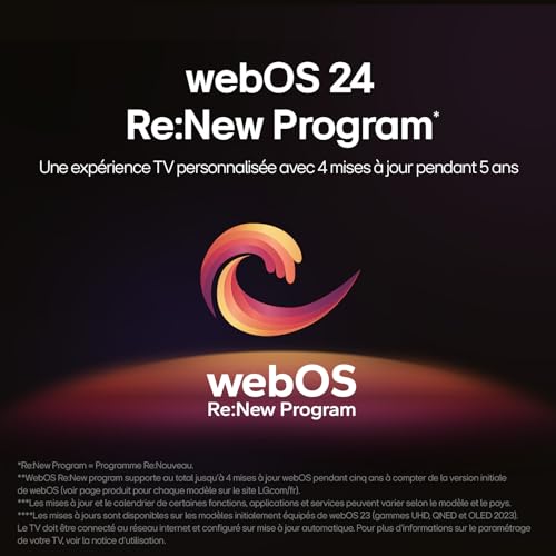 LG TV LED 2024 | 65UT73 | 65 Pouces | UHD | Processeur α5 gen 7 AI 4K Noir Menagerexpress