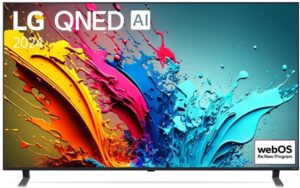 LG TV QNED 2024 | 55QNED85T | 55'' (139 cm) | QNED | Processeur α8 AI 4K | Alexa