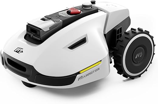 MAMMOTION YUKA 1500 Robot Tondeuse sans Fil Périphérique Robot Tondeuse jusquà 1500m² 45 de Pente Installation sans Fil Périphérique Vision 3D+ RTK Gestion MultiZones Menagerexpress