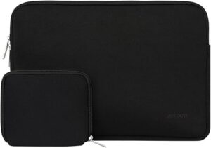 MOSISO Housse Compatible avec MacBook Air/Pro, 13-13,3 Pouces Notebook, Compatible avec MacBook Pro 14 M3 M2 M1 Pro Max 2024-2021, Laptop Sleeve Néoprène Sac avec Petite...