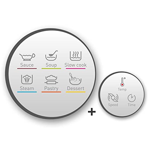 MOULINEX COMPANION XL Robot Cuiseur Multifonction Bol 45L 12 programmes auto Soupes Gaspacho Robot de Cuisine Batteur Mélangeur Hachoir Pétrin Cuisson Vapeur 1550W HF80CB10 Menagerexpress