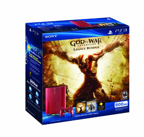 PS3 500 GB God of War Ascension Legacy Bundle Menagerexpress