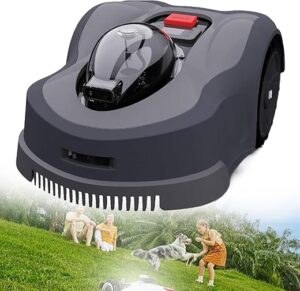 Robot Tondeuse à Gazon pour Jardins jusqu'à 3 000/6 000 m² - sans câbles périphériques - Tondeuse à Gazon Intelligente Automatique pour pelouse Bien...