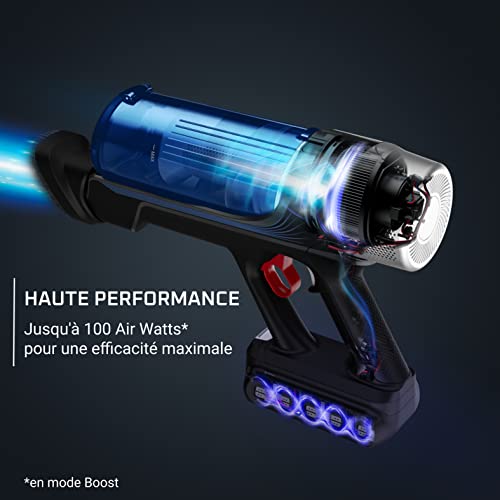 Rowenta XForce Flex 960 Aqua Aspirateur balai sans fil 4en1 Laveur 100 AW Jusquà 45 min dautonomie Ultra léger Tube Flex Réglage automatique de la puissance RH20C2WO Menagerexpress
