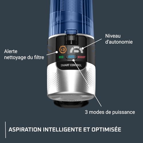 Rowenta XForce Flex 960 Aqua Aspirateur balai sans fil 4en1 Laveur 100 AW Jusquà 45 min dautonomie Ultra léger Tube Flex Réglage automatique de la puissance RH20C2WO Menagerexpress