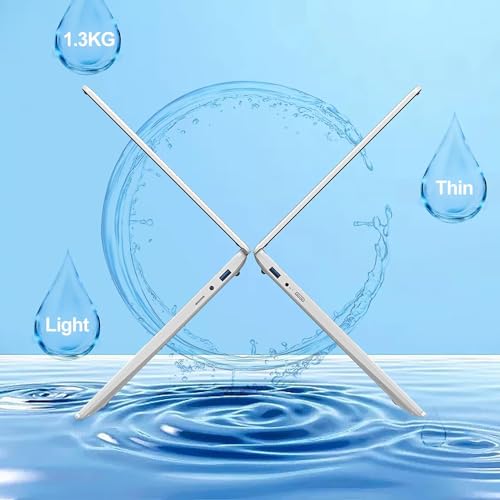 WOZIFAN Ordinateur Portable 128Go Win11 14 Pouces Celeron N4020 Soutien Extension SSD 1TB Pas Cher et Bon léger 24G+5G Double WiFi Bluetooth 42 HDMI inclut Souris sans Menagerexpress